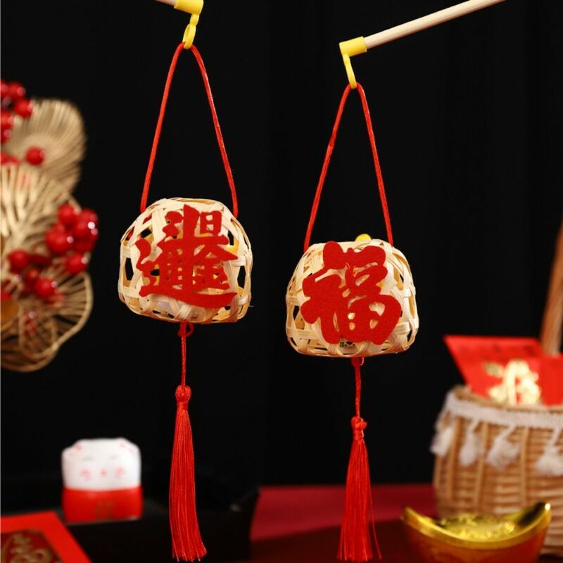 Handgemaakte Bamboe Nieuwjaar Lantaarn Lichtgevende Diy Materiaal Tas Lente Festival Handheld Lantaarns Chinese Stijl