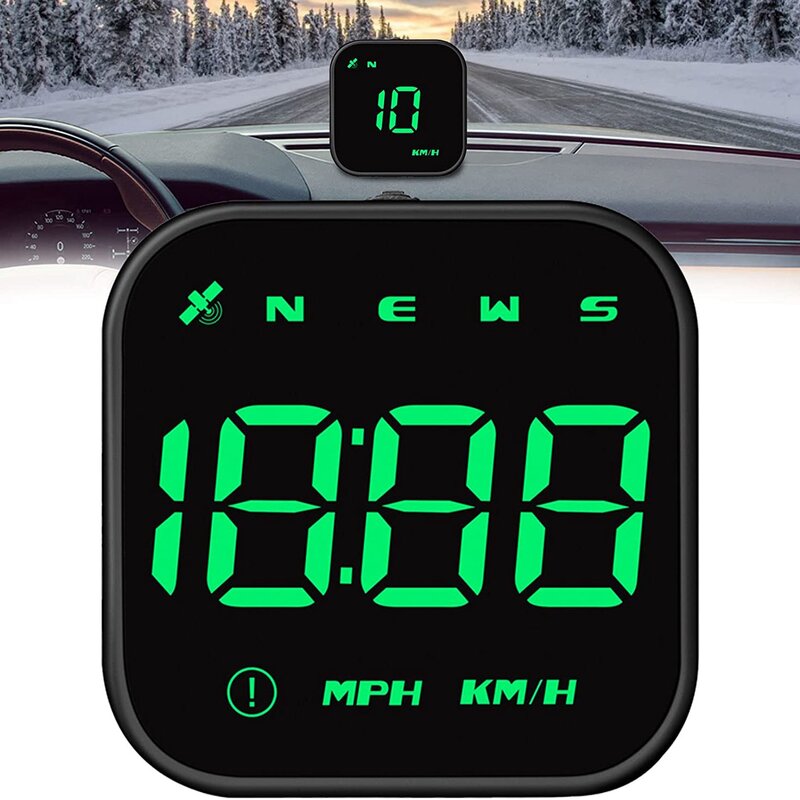 Auto Head-up-Display GPS-Tacho mit Geschwindigkeit mph, Über drehzahl Auto Alarm Ermüdung fahren Erinnerung für alle Auto Motorrad