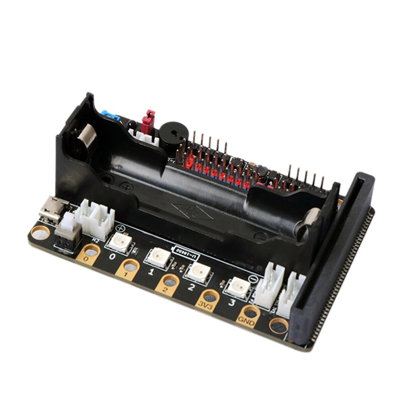 マイクロ用拡張ボード: bitv2.0,8つのservosと4つのDCモーターをサポートし,赤外線レシーバー,rgbライト