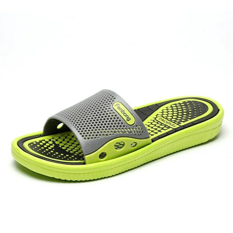 Zapatillas informales de verano para hombre, Chanclas de playa suaves y elásticas, antideslizantes, suela gruesa, talla grande 45