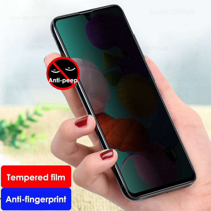 Ochrona prywatności ze szkła hartowanego do Samsung Galaxy A54 A24 A34 A14 A53 A15 A05 A05 A05S A33 A13 A23 A52 A33 antyszpiegowskie ochraniacze na ekran