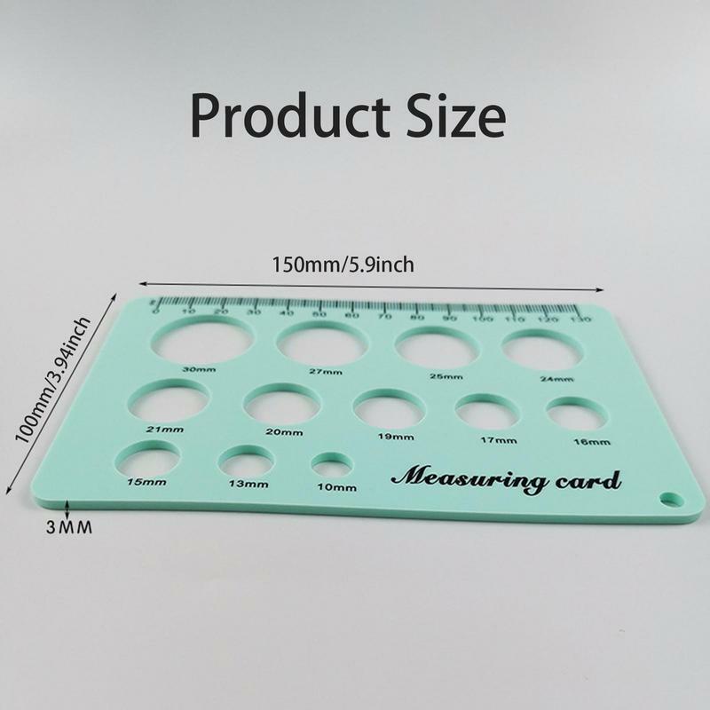 Silikon Nippel Mess lineal Milch pumpe Messkarte Mus thaves für neue Mütter haut freundliche weiche Flansch Größen messer für