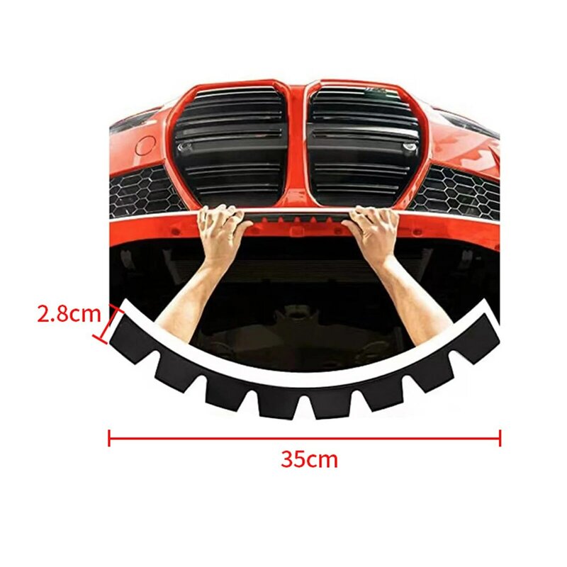 Auto Voorbumper Bodem Anti-Kras Strip Schrapen Guard Skid Plate Bumper Bescherming Anti Collision Voor Verlaagde Auto