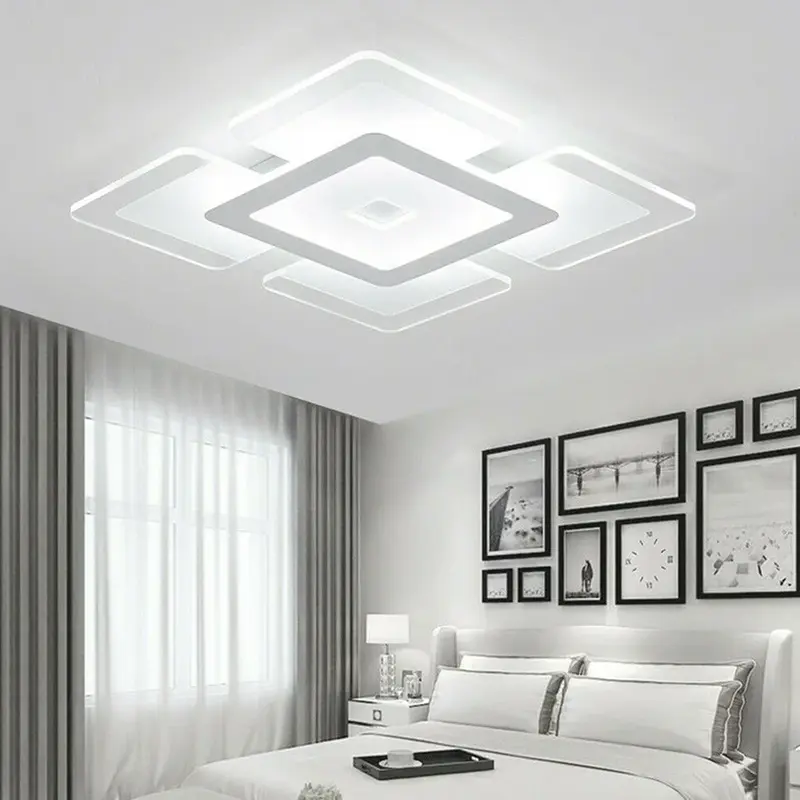 白色LED天井ランプ,照明器具,リビングルームとベッドルーム,キッチンとベッドルーム,20cm x 20cm