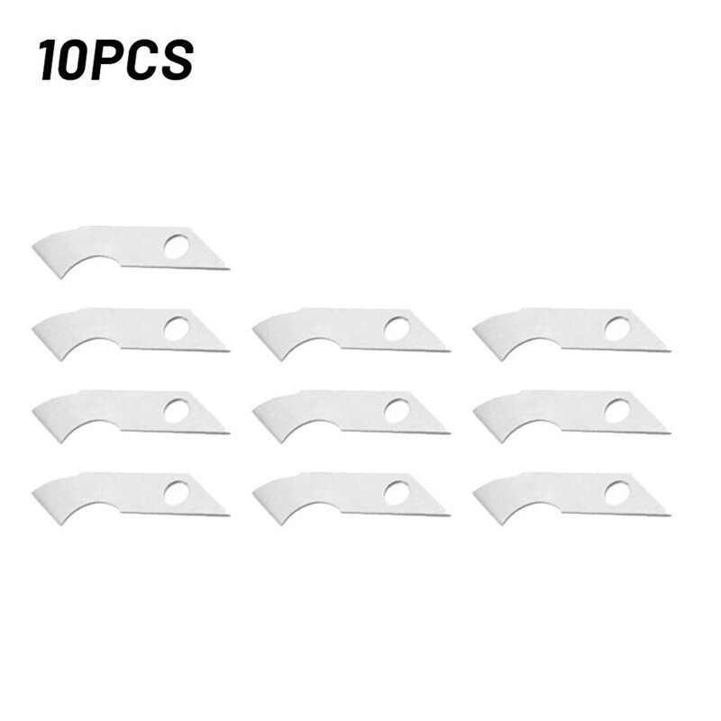 10 Stück Haken klinge PVC-Acryl platte Kunststoff-Schneidwerk zeug Ersatz klingen und kein Griff für Acryl platte