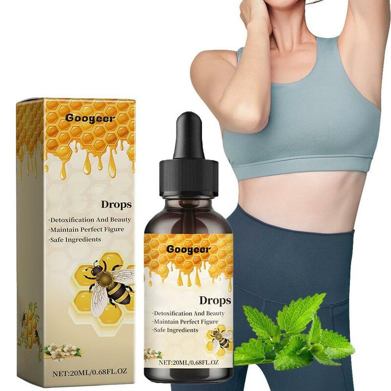 Bee Drops 2024 Lymphatic Drainage Liquid Body Slimming Drops Weight LOSS Supplements For Men Women Body Shaping