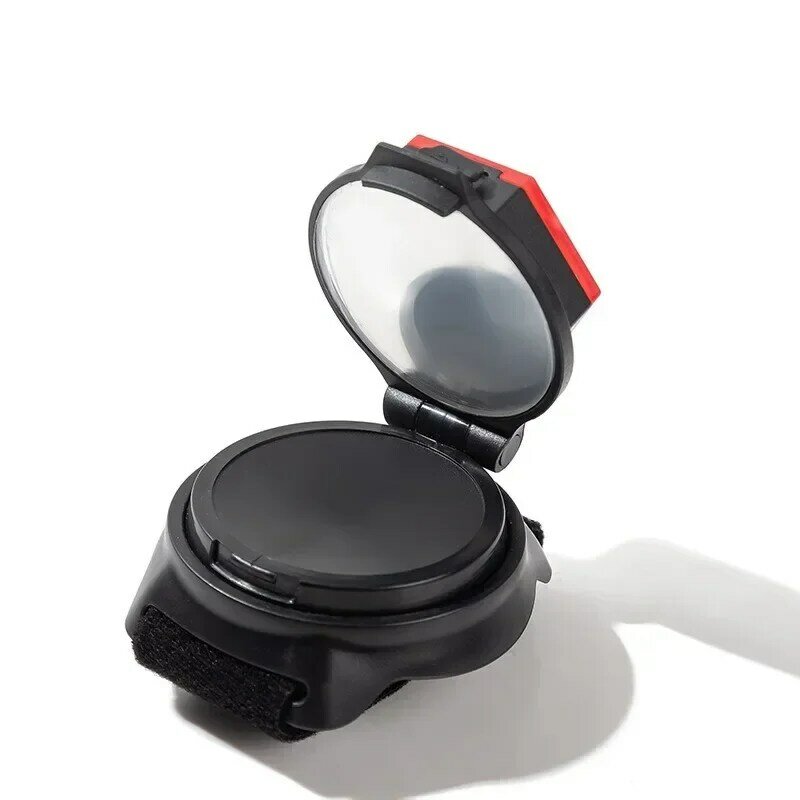 Велосипедный рефлектор на запястье с зеркалом заднего вида для велосипеда с ручкой для запястья, USB-зарядка, зеркало заднего вида