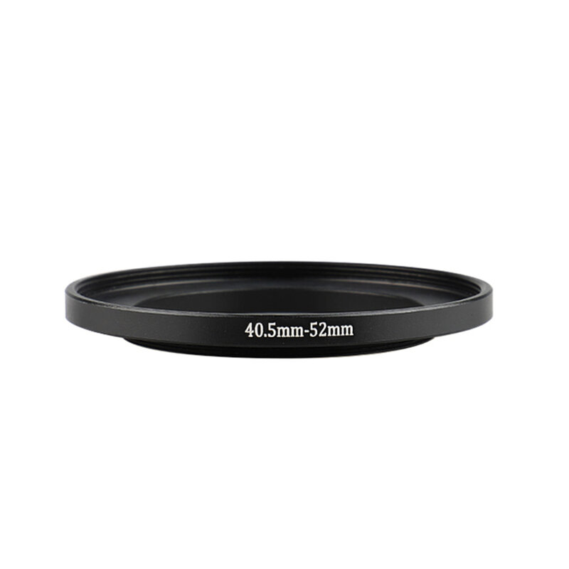 Alumínio preto Step Up filtro anel, lente adaptador para Canon, Nikon, Sony, câmera DSLR, 40,5 milímetros-52 milímetros, 40,5-52 milímetros, 40,5 a 52 milímetros