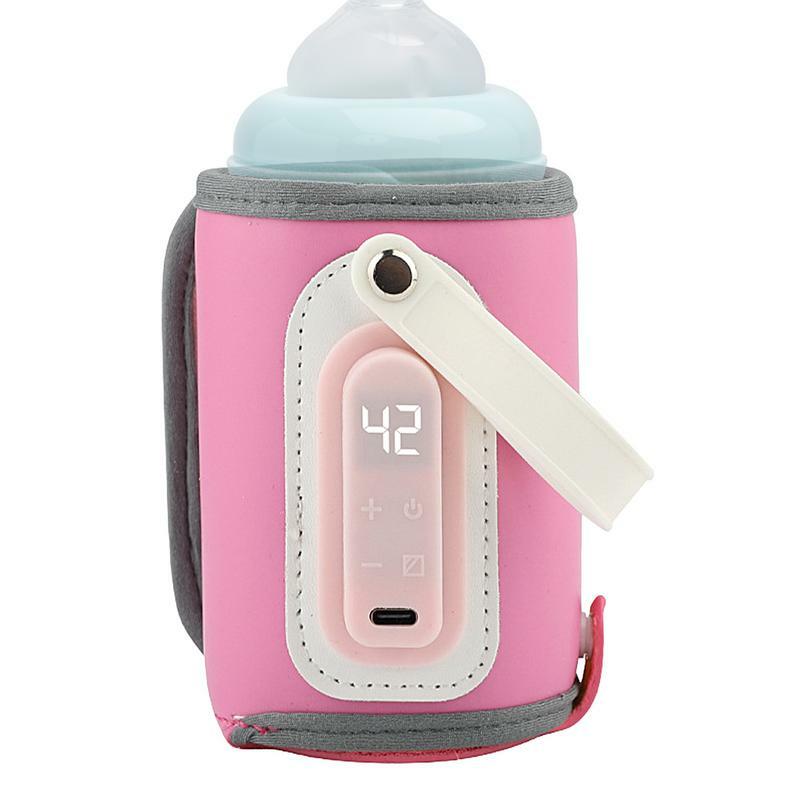 Garrafa de leite materno USB portátil, Aquecedor De Leite, Cobertura De Isolamento, Garrafa De Enfermagem Heat Keeper, Aquecimento Rápido
