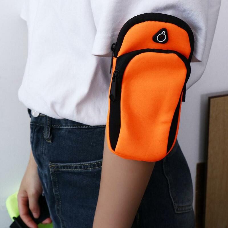 Bolsa de brazo deportiva para correr para teléfono móvil, bolsa de brazo de Fitness impermeable para hombres y mujeres, accesorios para trotar al aire libre