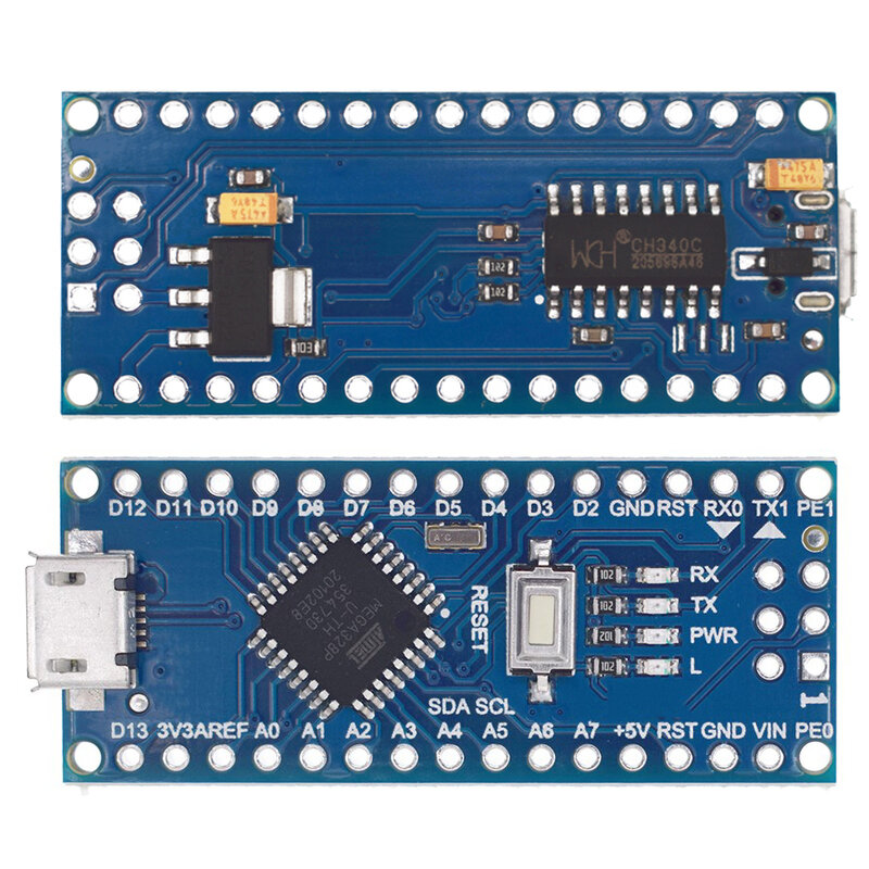 Mini/Type-c/Micro USB Nano 3.0 dengan Bootloader Kompatibel dengan Pengontrol Nano UNTUK Arduino CH340 Driver USB 16Mhz ATMEGA328P