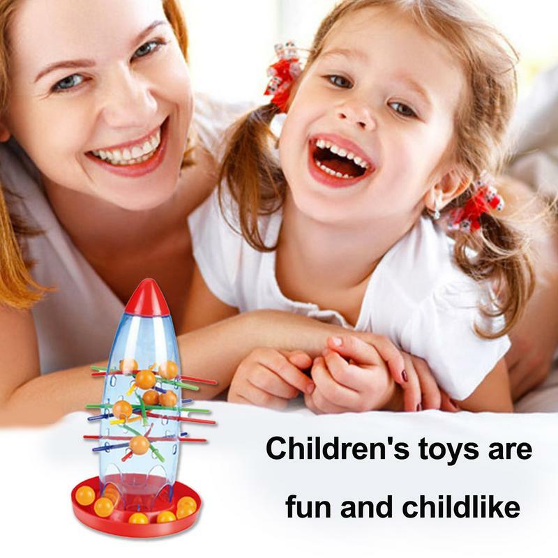 Pull Out Sticks Game Keep It Steady Stick Game Parent-child Interaction Patience Training Stick Toys With Beads Educational Gift