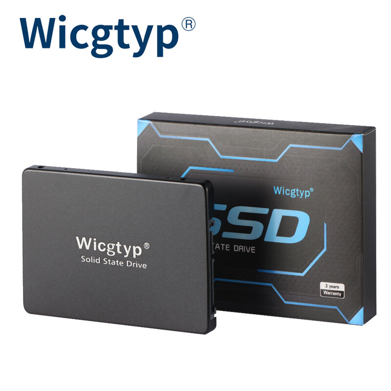 Wicgyp-ラップトップおよびデスクトップ用の内蔵ソリッドステートドライブ、ssd、sata 3、120GB、128GB、240GB、256 GB、480GB、1 512、ソリッドステートドライブ、10個