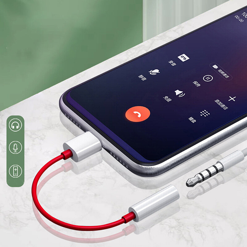 Adaptateur de prise audio de type C à 3.5mm pour téléphone, accessoires pour écouteurs, câble m-x