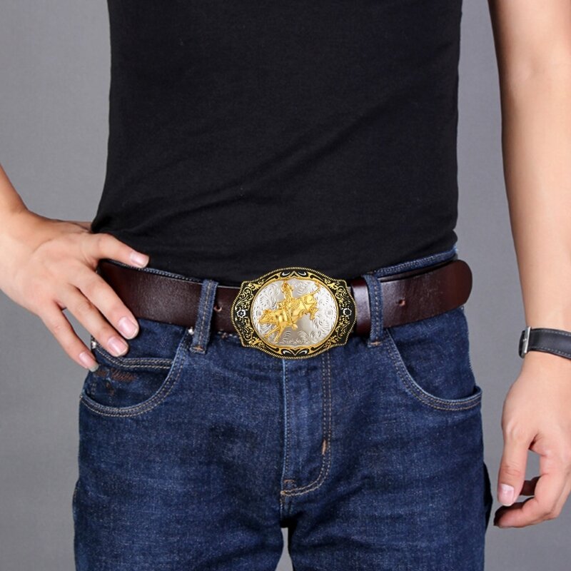 Hebilla de cinturón Vintage para hombres y mujeres, hebilla de fijación para cinturón de cintura, suministros para el hogar para adultos, decoraciones para pantalones masculinos y femeninos