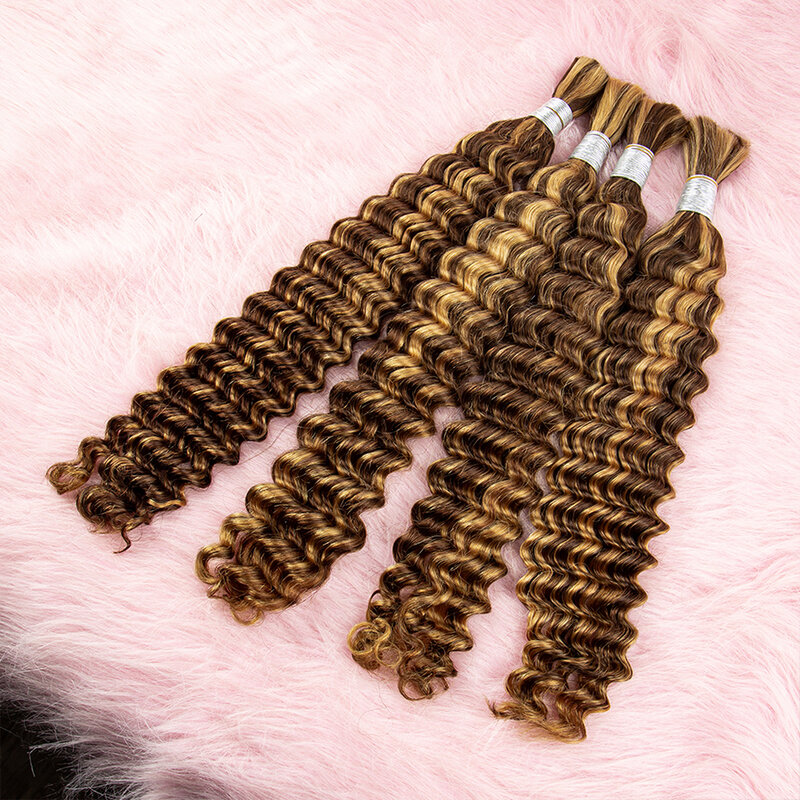 Объёмные кубические волосы в стиле бохо с эффектом омбре, 4/27 ярких волос с глубокой волной, 100% натуральные волосы для плетения в стиле бохо