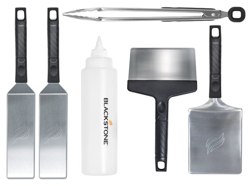 Ensemble de plaques de cuisson spatule en acier inoxydable, de luxe, 6 pièces