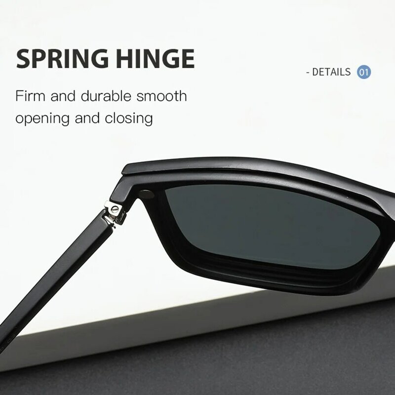 Montura de gafas para hombre y mujer, gafas de sol polarizadas con Clip de 5 piezas, magnéticas, UV400, 2299