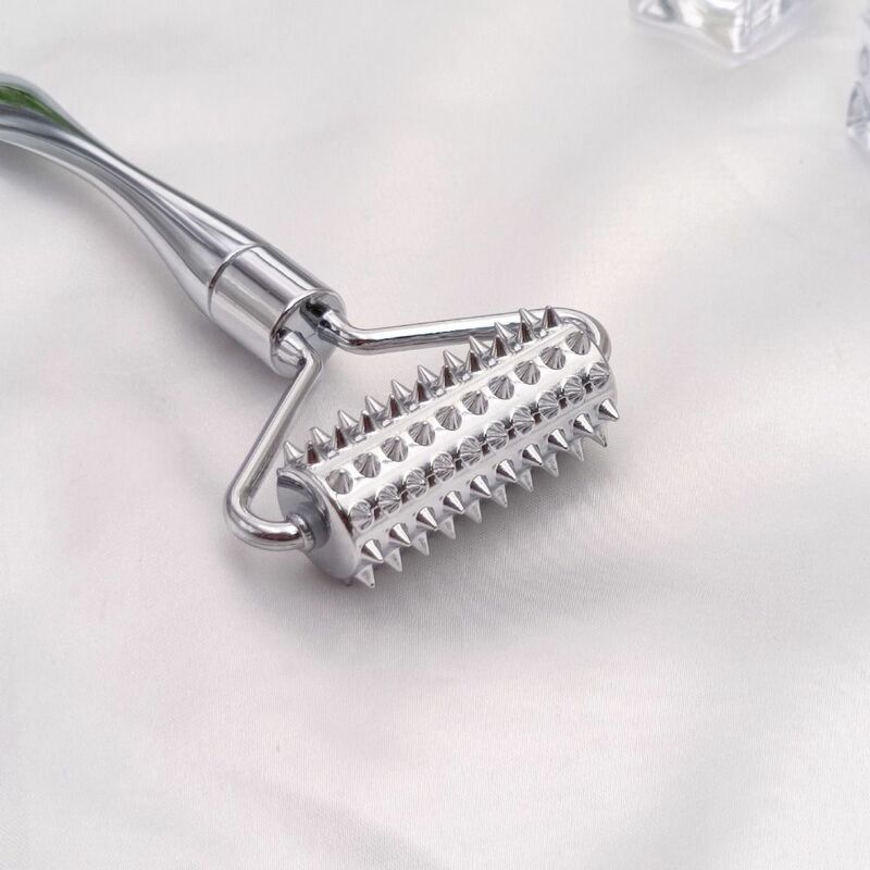 Chin Neck Beauty Slimming Thin Lift Zinc Alloy Gua Sha Mask Spatula Pointed Massager Roller Face Roller Skin Care Tools
