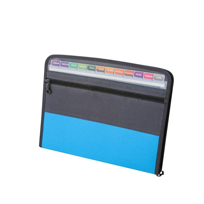 Tas penyimpanan tas akordion sekolah dompet penyimpan dokumen pengatur dokumen tas Organ memperluas dompet File A4 tas Folder
