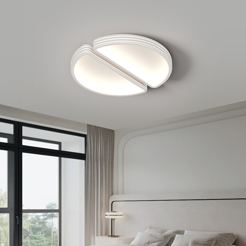 Faro da soggiorno minimalista moderno semplice plafoniere rettangolari atmosferiche lampada da soggiorno principale di lusso con luce nordica