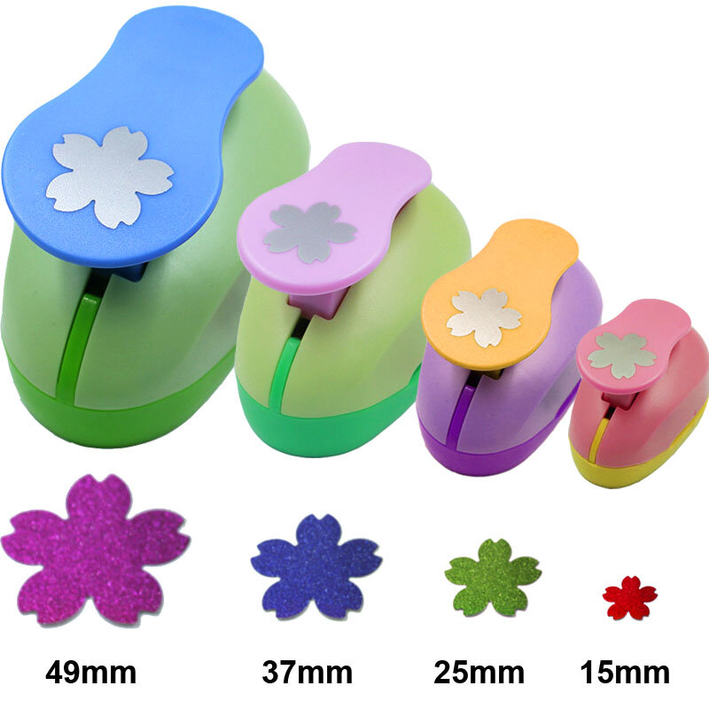 1pc 3" 2" 1.5" 1" Round Wave Circle Craft Paper Cutter Scrapbooking School Puncher EVA Hole Punch Free Shipping