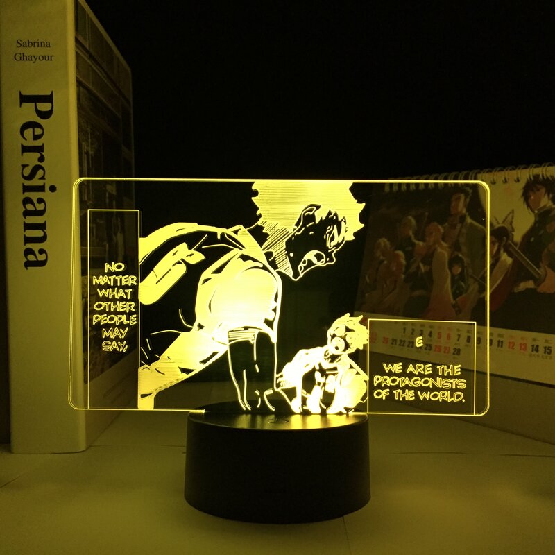 Haikyuu Manga LED Light for Home Bedroom Decor Boyfriend Birthday Gift Color Changing Nightlight Anime Remote Control 3D Lamp