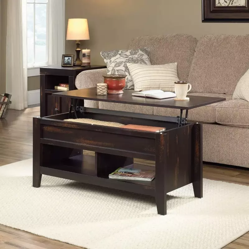 Char Lateral-Cherokee Pass Lift Top Coffee Table, Lounge Center Table Side, Lounge Side Furniture