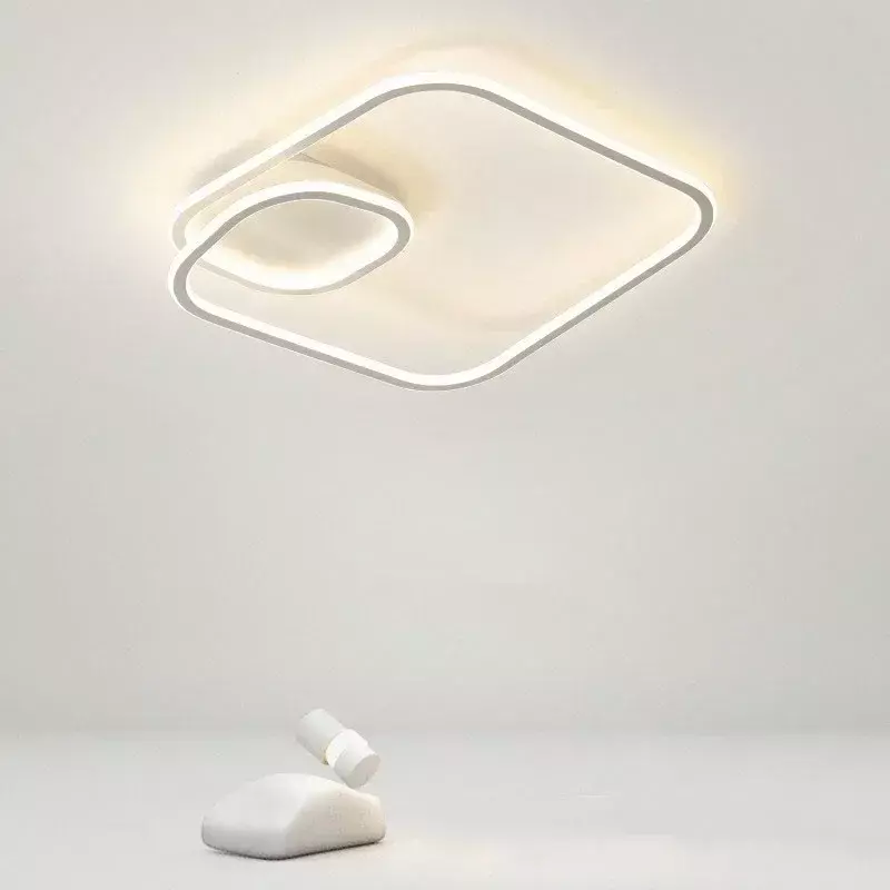 Moderno LED Lâmpada Do Teto Simples, Corrimão Lustre Para Sala De Estar, Sala De Jantar, Estudo, Quarto, Decoração de Casa, Luminária Interior