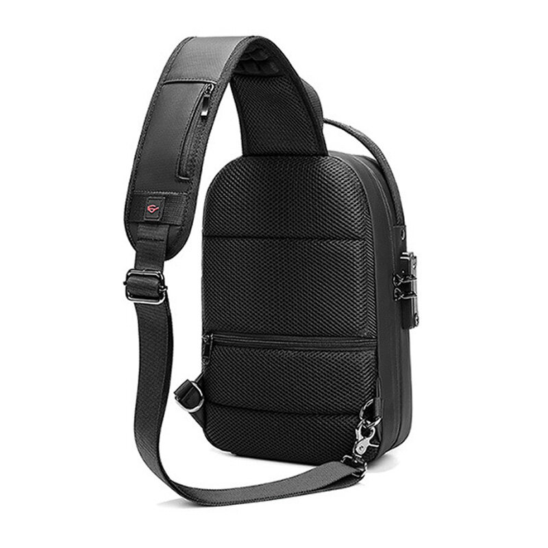 2023 New Fashion Men's Chest Bag Casual Waterproof High Quality Lightweight Rechargeable Fitness One Shoulder Crossbody Bags