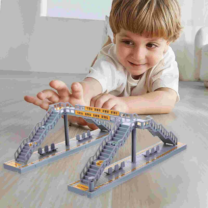 Pedestrian Bridge Toys Sand Table Material Footbridge Building DIY Track Supplies Home Ornament Building