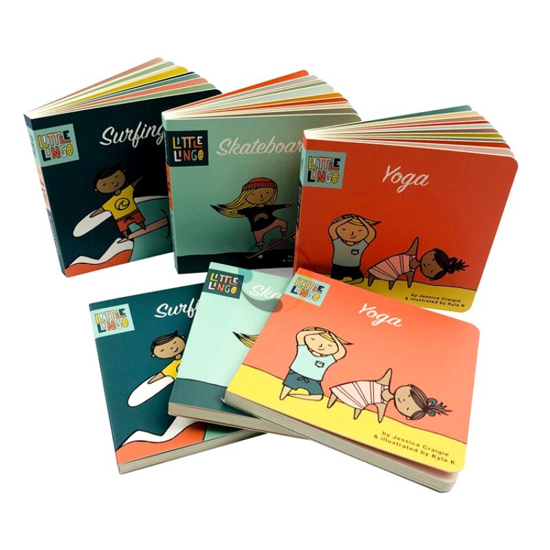 Crianças Board Book, Matt Laminação, Impressão sob Demanda, Personalizado, Alta Demanda