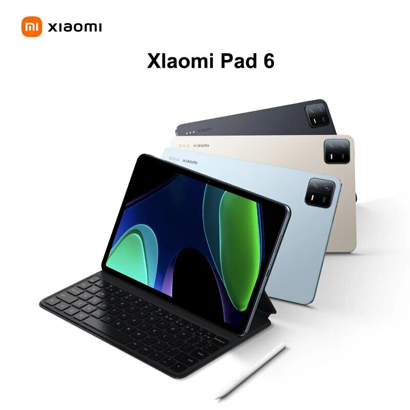تابلت Xiaomi-Mi 6 عالمي ROM Tablet ، Google Play ، شاشة فائقة الدقة ، dolgle by Atmos ، mAh ، MIUI Pad 14 ، 11 "، 47 K ، Hz