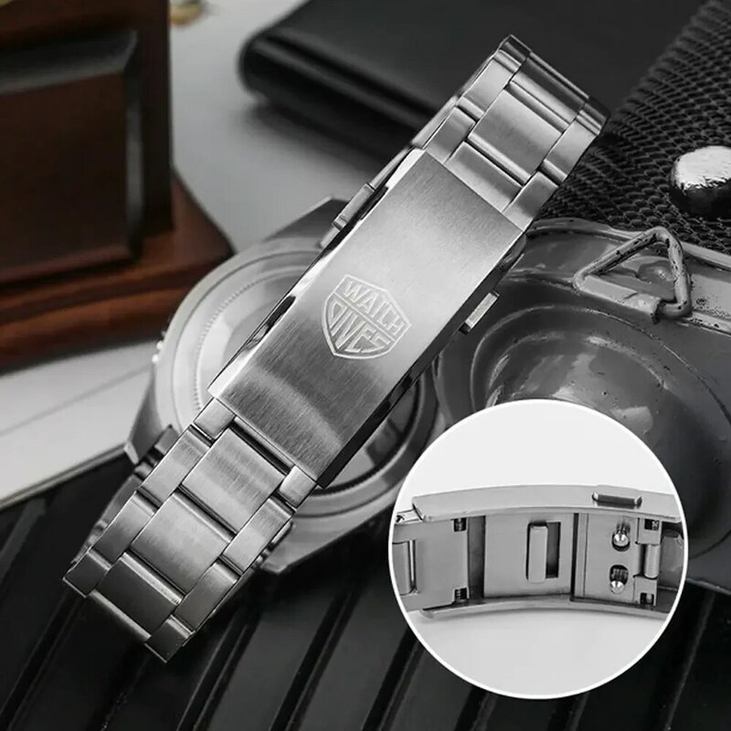 Часы наручные мужские с пузырьковым сапфировым стеклом BGW9, суперсветящиеся, 38 мм, японские, NH35, автоматические, 300 м