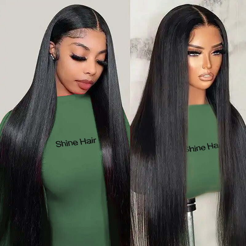 13x6 Hd Bone Straight Transparent Human Hair Lace Frontal Wigs 13x4 Lace Front Wig Brazilian 360 Pre Plucked Lace Wigs For Women