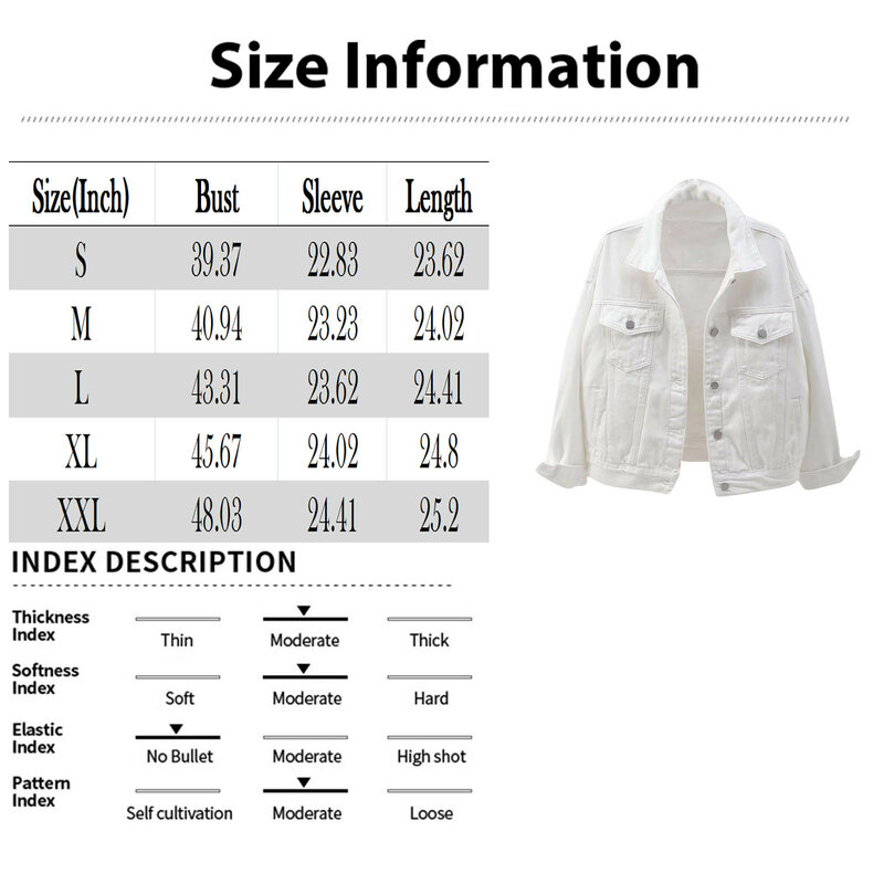 Abrigo corto de mezclilla para mujer, chaqueta de solapa de manga larga, Color sólido, con botones, dobladillo desgastado, primavera y otoño