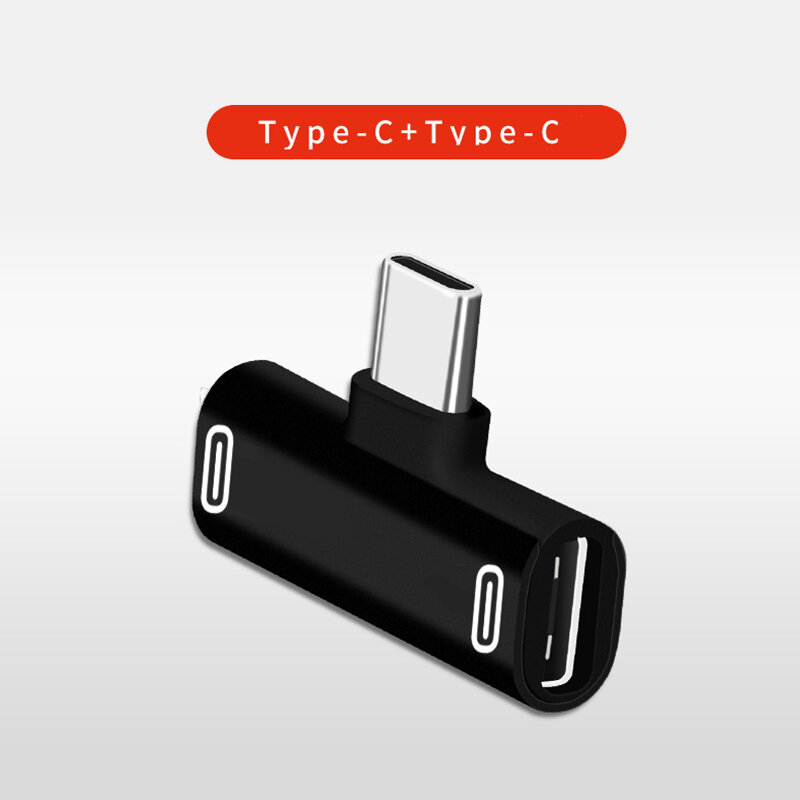 3 w 1 Adapter USB C do typu C rodzaj USB do ładowania ładowarka kablowa konwerter słuchawkowy do Xiao Mi 8 Mi 6 Adapter słuchawek
