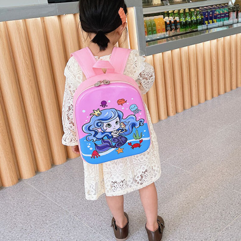 New 2022 Children Princess Schoolbag Cartoon Animal Eggshell Kids Backpacks Dinosaur Backpacks In Kindergarten Boy Girl Backpack