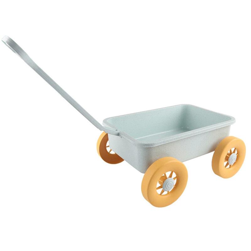 Play Wagon mainan pantai kendaraan kecil, mainan Wagon alat gerobak kecil untuk memegang kecil