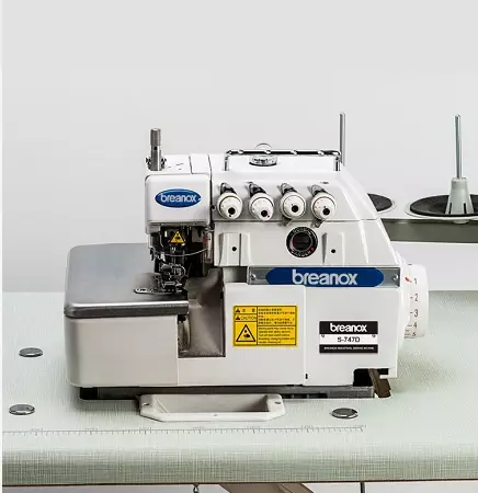 Máquina de coser Overlock de alta velocidad, máquina de coser de accionamiento directo Overedge, 3, 4, 5 líneas