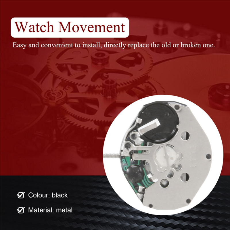 Movimento dell'orologio, 5 pezzi SL68 accessori per il movimento dell'orologio al quarzo che riparano parti di ricambio