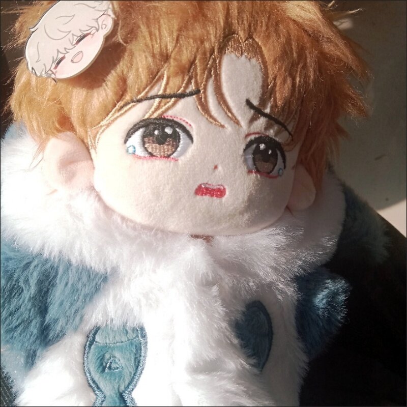 Poupées en peluche anime coréen pour enfants, jouet de beurre nu, cadeau de cosplay, Kim Dan Jindan, 20cm, 6839