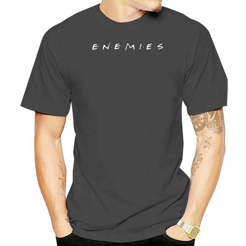 Friends TV Enemies T-shirt For Men Plus Size 4XL 6XL Group Top