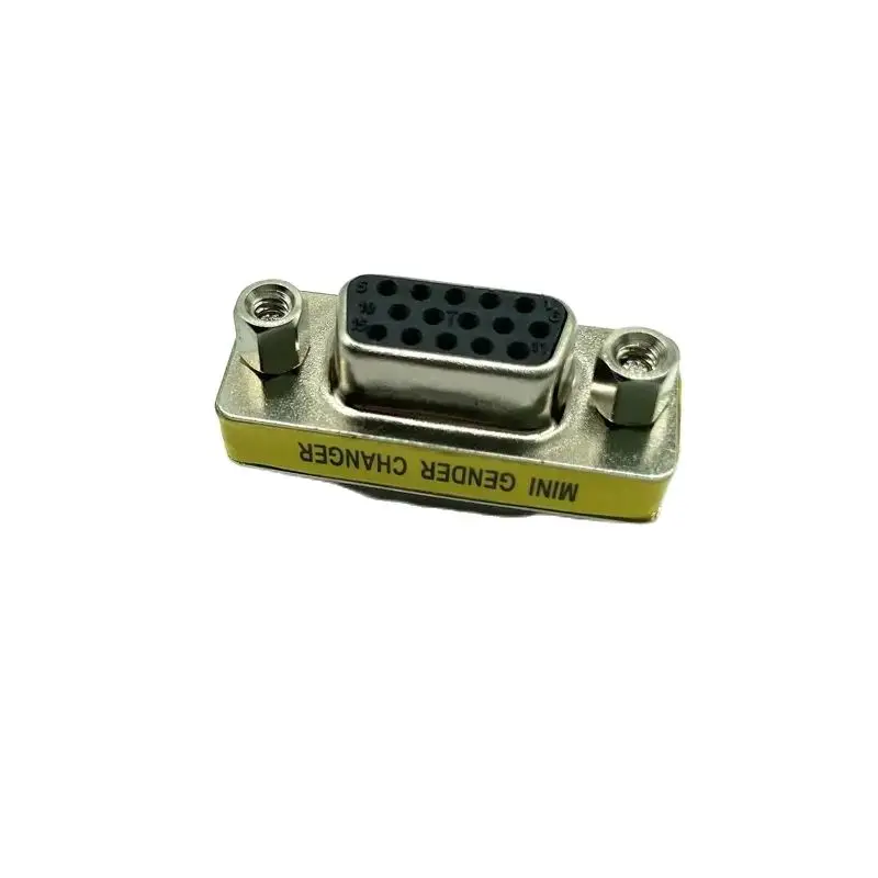 VGA Female to Female Adapter VGA Cable Extension Connector Straight Dual Female Connector 15-Hole to 15-Hole Female to Female