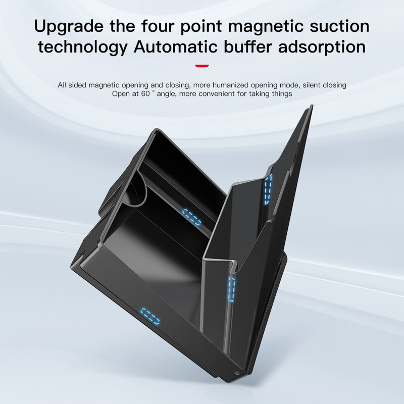 Per Tesla Model 3 Model Y 2022 2023 bracciolo Console centrale scatola portaoggetti nascosta magnetica scatola Organizer accessori per auto