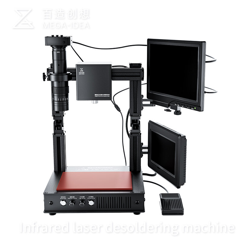 Qianli MEGA-IDEA infravermelho inteligente laser desoldering máquina com microscópio para manutenção mais rápida placa-mãe ferramentas de reparo