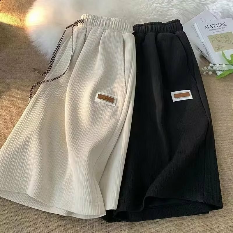 Pantalones cortos informales para hombre, Shorts de marca a la moda, Color sólido, estilo coreano, para correr, novedad de verano, 2024