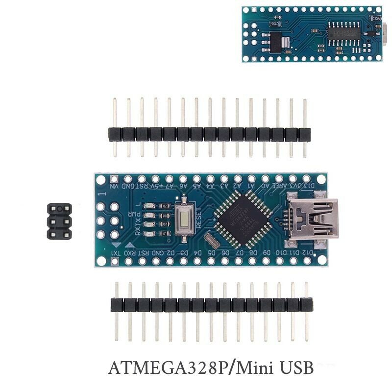 อุปกรณ์ควบคุม3.0นาโนพร้อมไมโคร USB บูตโหลดเดอร์ขนาดเล็กแบบตัวเก่าเข้ากันได้กับโปรแกรมควบคุม CH340นาโน Arduino 16MHz ATMEGA328P/168P