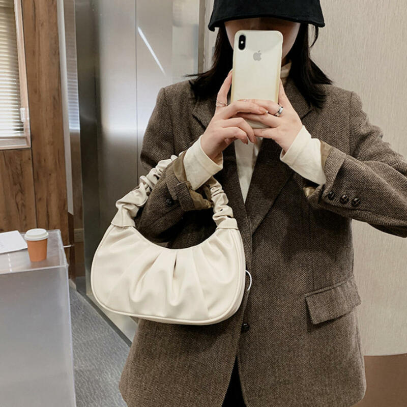 クラウドプリーツの女性のハンドバッグ,デザイナーのショルダーバッグ,シングルクロスオーバーバッグ,ショッピングバッグ