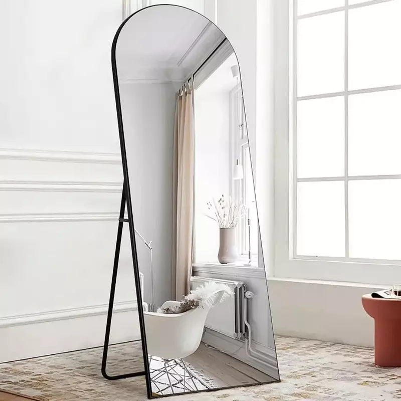 Floor-to-ceiling dressing mirror floor-to-ceiling wall mirror standing hanging or against the wall for bedrooms, Floor Mirror